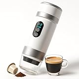 SOMYKID Tragbare Kaffeemaschine für Kaffeekapseln und gemahlenen Kaffee, 3-in-1, mit automatischem...