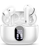 Bluetooth Kopfhörer, Kopfhörer Kabellos Bluetooth 5.3 Sport In Ear Kopfhörer mit 4 Mikrofon, 40...