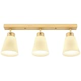 HOMCOM Deckenleuchte LED 40W 3-flammige Deckenlampe mit Doppelmontage, 90° verstellbaren Köpfen...