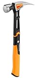 Fiskars Universalhammer IsoCore L zum Einschlagen der Nägel, Länge: 34 cm, Gewicht: 0,91 kg,...