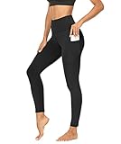 DDOBB Sport Leggings Damen High Waist Mit Taschen Bauchweg Sportleggins Gym Sporthose Leggings...