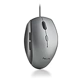 NGS Moth Gray - Optische Maus mit USB-Kabel für Computer mit 5 Silent-Tasten und Scrollen,...