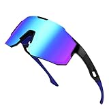 NVIYAM Sport Sonnenbrille, Damen Herren Fahrradbrille Sportbrille für MTB Rennrad Radfahren Biking...