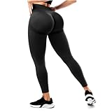 SINOPHANT Sport Leggings Damen High Waist, Scrunch Butt Push Up Leggings Nahtlos Elastisch Yoga...