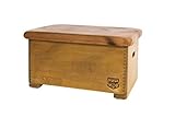 ARTZT Vintage Series Sprungkasten | Turnkasten aus Leder und Holz | Springbock perfekt für...