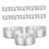 ABOOFAN 150 Sätze Teelicht Kerzenherstellungs Set Aluminium Kerzenhalter mit Dochten Runde...