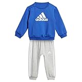 adidas I Bos Logo Jog, Sportset, Unisex, Baby, AZUSEM/Weiss, 12 Monate