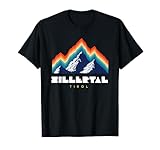 Zillertal Tirol - Österreich Retro Ski Geschenk T-Shirt