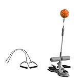 Baoblaze Sit-up-Reaktionsball Höhenverstellbar mit 2 Saugnäpfen Punchingball Situp-Bar-Hilfsgerät...