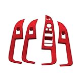 BKDONMAA Fensterheber Steuerabdeckung Kompatibel mit BMW X5 G05 2019-2023 Verkleidung Flanell und...