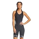 KOZUJI Triathlon-Suit Damen-Radsportanzug, ärmellos, mit Tasche, schnell trocknende...