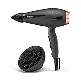 BaByliss Smooth Pro Föhn mit Diffusor – Leistungsstarker 2100 W Fön, hergestellt in Italien,...