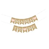 BRIGHTFUFU Sackleinen-Banner wandverkleidung wand polsterung Indoor decoration wanddeckoration Mama...