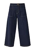 s.Oliver Women's Jeans Culotte, Dark Blue Denim, 38/34