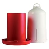 Hühnertränke, Doppelmanteltränke 12 Liter. Eine leicht befüllbare Wassertränke aus bruchfestem...
