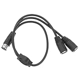 Gatuida Midi Extension Kabel Din Stecker zu Din Buchse Splitter Adapterkabel Flexibel Langlebig...