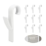 Handtuchhaken Haken für Rundheizkörper Handtuchhalter Heizkörper - 10 Stück Haken für...