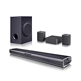 LG SQC4R 4.1 Soundbar (220W) mit kabellosem Subwoofer und Rücklautsprechern (Adaptive Sound...