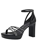 Tamaris Damen 1-1-28032-30 Sandale Mit Absatz, Schwarz, 38 EU