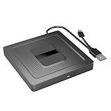 Suoumwa 2-in-1 Externes Bluray-Laufwerk USB 3.0 Typ C Tragbarer CD-DVD-BD-Leser-Player Optisches...