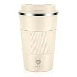 CS COSDDI Thermobecher- Isolierbecher, Edelstahl Travel Mug, 13oz/380ml Vakuum auslaufsicher...