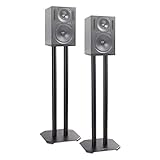 Duronic SPS1022 60 Lautsprecherständer, 60 cm hoher Ständer für Lautsprecher und Boxen bis 5 kg,...