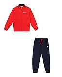 Champion Jungen Legacy Boy-Graphic Full Zip Sweatsuit Trainingsanzug, Red (RS011), 3-4 Jahre