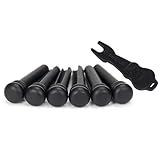 Stegstifte für Akustikgitarre, Pegs mit Abzieher, Saitennägel, Entferner, Werkzeug, Schlitz,...