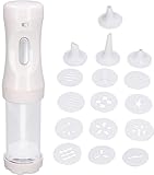 Elektrische Plätzchenpresse Pistole - DIY Cookie Maker Set mit 12 Scheiben und 4 Spritztüllen zum...