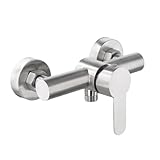 Duscharmatur Einhebelmischer, 304 Edelstahl Badewannenarmatur, Einhebelmischer Dusche...