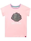 Harry Bear Mädchen Shell Yeah T-Shirt Reversibel Paillette Rosa 104