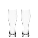 Leonardo 049447 Weizenbierglas/Bierglas - Glas - 2 er Set - 0,33l