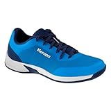 Kempa Unisex Kourtfly Three Sport-Schuhe, blau/weiß, 45 EU