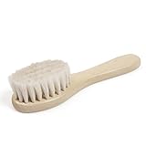 GRÜNSPECHT Ziegenhaarbürste für Babys und Kleinkinder, extra weich, aus Holz und Ziegenhaar, Baby...