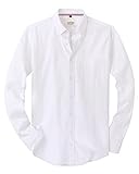 J.VER Oxford Herren Hemd Regular Fit Hemd Langarm Bügelleicht Casual Hemd aus Oxford Button Down...