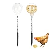 Hühnchen -Behandlungsspender - Langkapazität Langsames Futterspielzeug, langlebige Hühnerschwung...