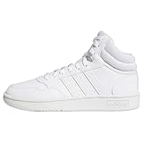 Adidas Basketball Shoe Hoops 3.0 Mid, Ftwr White/Ftwr White/Dash Grey, GW5457, 38 2/3 EU