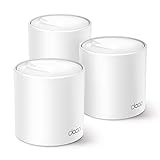 TP-Link Deco X50 Wi-Fi 6 Mesh WLAN Set(3 Pack), AX3000 Dualband Router &Repeater (Reichweite bis zu...