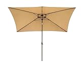 XHZMDWOU Terrassenschirm, Garten, Outdoor, Strandschirm, rechteckig, Terrassenschirm,...