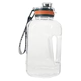 TOYANDONA Große Sport Wasserflasche aus Klarem Kunststoff Auslaufsicherer Trinkflasche für Fitness...
