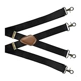 Hosenträger für Herren und Senioren - Mit Clips Ausgestattete Robuste Elastische Hosenträger -...