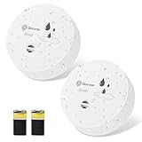 Geevon Wassermelder Wasseralarm2 Stück, 100dB Wasserwarner, Wassersensor Alarm, Batteriebetrieben...