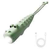 GBKDQQ Aufladbare Krokodil LED Taschenlampe für Kinder, Dimmbare Silikon Kindertaschenlampe,...