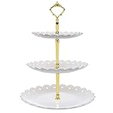 3-stufiger Dessert Stand Cupcake Stand Obst Candy Display Tischständer für Hochzeit Home...