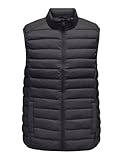 ONLY & SONS Herren Onsgavin Life Light Quilted Zip Vest Otw, Phantom, L EU