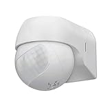 conecto Infrarot Bewegungsmelder innen+außen Aufputz Wand LED 180° schwenkbar neigbar IP44...