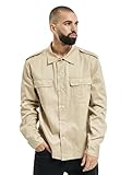 Brandit US Shirt Long Sleeve, Farbe: beige, Größe: M