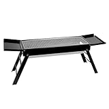 Tragbarer Holzkohlegrill,BBQ Grill Mit Kohle - Grillwerkzeug Für Outdoor Kochen Camping Wandern...