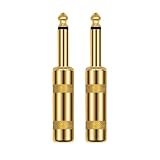 Lötstecker, 6,35 mm Stecker, Schweißstecker, 6,35 mm Steckverbinder-Set für professionelle...