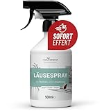 naturetrend Läusespray für Textilien, Umgebungsspray 500ml - Läuse Abwehrspray mit Sofort- &...